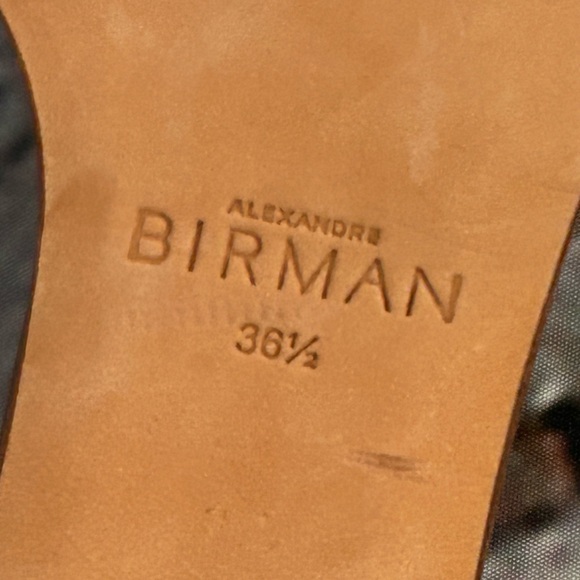 ALEXANDRE BIRMAN-Clarita Woven Leather Slide Sandals-36.5 - Picture 7 of 7